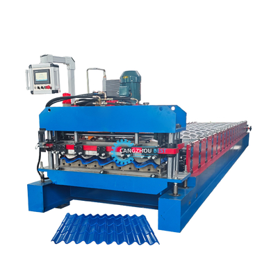 釉薬瓦ロール成形機 3KW PLC制御 8-12m/分
