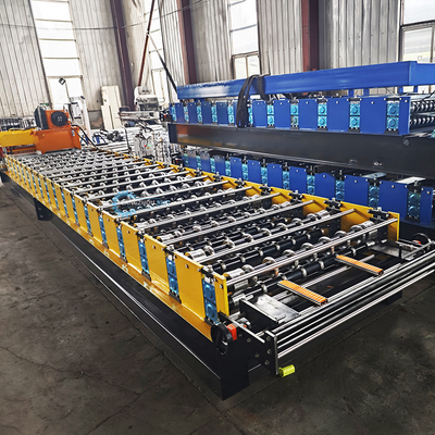 メタル屋根タイル ガラスのシートロール形成機械 8.5kw