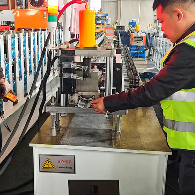 水力切断ロールシャッタードア 鋼ロール形成機械 PLC