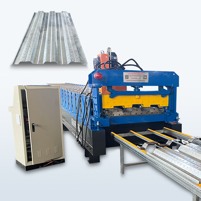床デッキロール成形機 1250mm PLC制御 22kw
