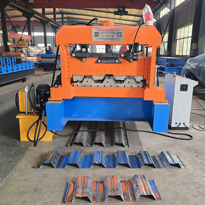 床デッキロール成形機 1250mm PLC制御 22kw