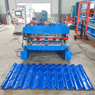 釉薬瓦ロール成形機 3KW PLC制御 8-12m/分