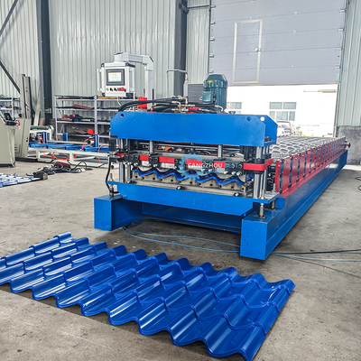 釉薬瓦ロール成形機 3KW PLC制御 8-12m/分