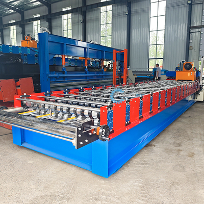 釉薬瓦ロール成形機 3KW PLC制御 8-12m/分