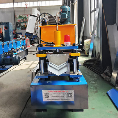 施釉タイル付き金属棟屋根葺き棟キャップロール成形機