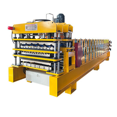 PPGI & GI鋼三層屋根シートロール成形機生産ライン