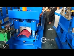 0.4mm色の機械セリウムを形作る鋼鉄タイル屋根のリッジの帽子ロール