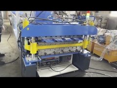 スチールプロフィール ダブルレイヤー ハイリブ ジンバブエ 人気 屋根シートロール 形成 機械